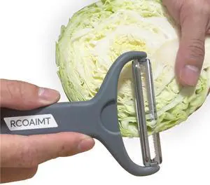 Cabbage Shredder Slicer Vegetable Peeler - Extra-Wide Stainless Steel Blade with Non-Slip Grip for Effortless Coleslaw, Salad Prep & Meal Prep - Commercial Grade Kitchen Tool Cabbage Shredder Slicer Vegetable Peeler - Extra-Wide Stainless Steel Blade with Non-Slip Grip for Effortless Coleslaw, Salad Prep & Meal Prep - Commercial Grade Kitchen Tool