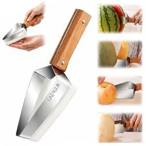Watermelon Slicer-Triangle Watermelon Cutter with Wooden Handle Watermelon Slicer-Triangle Watermelon Cutter with Wooden Handle