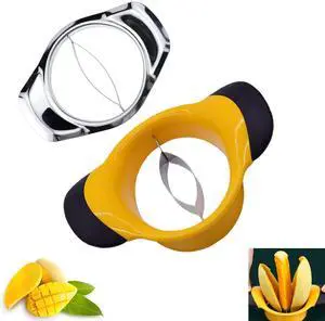 Mango Slicer Fruit Tool for Mangoes Effortless Pitting Mango Cutter 2 Pack Mango Slicer Fruit Tool for Mangoes Effortless Pitting Mango Cutter 2 Pack