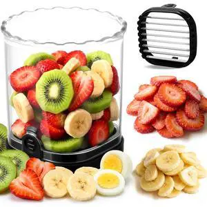 Strawberry Slicer, Black, 1-Pack Strawberry Slicer, Black, 1-Pack