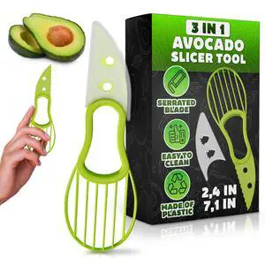 Avocado Slicer Tool 3 in 1 Food-Grade Plastic Cutter, Peeler & Pit Remover for Easy Slicing, Scooping & Quick Food Prep Easy to Use Avocado Peeler Tool | Durable Ergonomic Design Kitchen Gadget Avocado Slicer Tool 3 in 1 Food-Grade Plastic Cutter, Peeler & Pit Remover for Easy Slicing, Scooping & Quick Food Prep Easy to Use Avocado Peeler Tool | Durable Ergonomic Design Kitchen Gadget