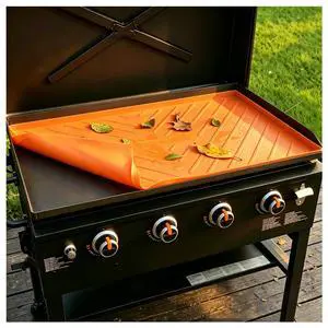 36 Inch Silicone Mat for Blackstone Griddle Accessories Grill Top Cover Protector Waterproof Heat Resistant Durable Heavy Duty Cooking Baking BBQ Outdoor Tool Orange Father Dad Men Gifts 36 Inch Silicone Mat for Blackstone Griddle Accessories Grill Top Cover Protector Waterproof Heat Resistant Durable Heavy Duty Cooking Baking BBQ Outdoor Tool Orange Father Dad Men Gifts
