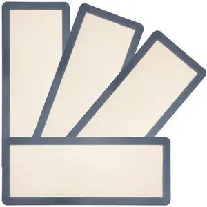 4 Pcs Small Silicone Baking Mats Compatible with Harvest Right Freeze Dryer, Reusable Silicone Drying Mat, Non Stick Silicones Liners Sheets for Kitchen Baking Trays (Grey, S, 13-5/16 ''x 7") 4 Pcs Small Silicone Baking Mats Compatible with Harvest Right Freeze Dryer, Reusable Silicone Drying Mat, Non Stick Silicones Liners Sheets for Kitchen Baking Trays (Grey, S, 13-5/16 ''x 7")