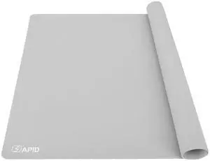 1.5MM Extra Thick Placemats Extra Large Silicone Mat 28" x 20" Heat Resistant Mat for Kitchen Countertop Protector, Washable Place Mats Silicone Mats for Kitchen Counter Mat Table Mat, Grey, Sapid 1.5MM Extra Thick Placemats Extra Large Silicone Mat 28" x 20" Heat Resistant Mat for Kitchen Countertop Protector, Washable Place Mats Silicone Mats for Kitchen Counter Mat Table Mat, Grey, Sapid