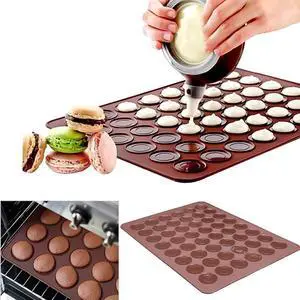 48 Hole Macarons Silicone Mat Baking Mold Silicone Macaron Kit Pastry Baking Mat and Decorating Piping Pot with 4pcs Nozzles 48 Hole Macarons Silicone Mat Baking Mold Silicone Macaron Kit Pastry Baking Mat and Decorating Piping Pot with 4pcs Nozzles