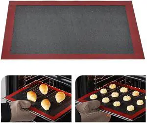 Perforated Silicone Baking Mat, 15.7"x11.8" Non Stick Reusable Bread Mat, Silicone Baking Sheet Liner for Cookies, Macarons Bread & Pastry, Toaster Perforated Silicone Baking Mat, 15.7"x11.8" Non Stick Reusable Bread Mat, Silicone Baking Sheet Liner for Cookies, Macarons Bread & Pastry, Toaster