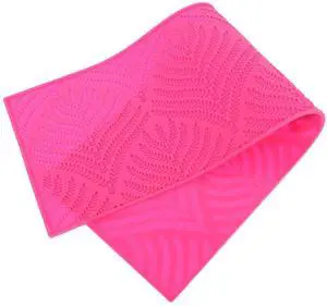 Cake Fondant Impression Mat Silicone Pink Fondant Texture Mat Wheat Ears Pattern Lace Impression Mold for Cake Decorating Embossing, Chocolate Sugar Craft, Cupcake Crafting Cake Fondant Impression Mat Silicone Pink Fondant Texture Mat Wheat Ears Pattern Lace Impression Mold for Cake Decorating Embossing, Chocolate Sugar Craft, Cupcake Crafting