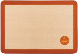 Non-Stick Silicone Baking Mat - Reusable Oven Liner & Pastry Mat - For Breads, Cookies, Roasting & More - Bakers Essentials - Heat-Resistant to 480°F - Big Baking Mat Non-Stick Silicone Baking Mat - Reusable Oven Liner & Pastry Mat - For Breads, Cookies, Roasting & More - Bakers Essentials - Heat-Resistant to 480°F - Big Baking Mat