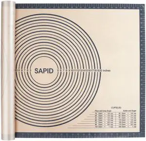 Extra Thick Silicone Pastry Mat Non-slip with Measurements for Non-stick Silicone Baking Mat Extra Large, Dough Rolling, Pie Crust, Kneading Mats, Countertop, Placement Mats (24" x 36", Gray) Extra Thick Silicone Pastry Mat Non-slip with Measurements for Non-stick Silicone Baking Mat Extra Large, Dough Rolling, Pie Crust, Kneading Mats, Countertop, Placement Mats (24" x 36", Gray)