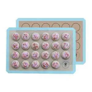 Silicone Baking Mats For Cookies, Full Size Baking Sheet Liners, Pack Of 2, 16 X 24 Inch (40 x 60 cm), Non-Stick, Baking Mats Silicone, Perfect For Baking Macarons Cookies And Cakes Silicone Baking Mats For Cookies, Full Size Baking Sheet Liners, Pack Of 2, 16 X 24 Inch (40 x 60 cm), Non-Stick, Baking Mats Silicone, Perfect For Baking Macarons Cookies And Cakes