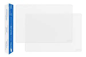 Set of 2, Extra Large, Thick, Silicone Mats for Kitchen Counter, Heat Resistant Mats, Countertop Protector, Non-Slip, Easy to Clean, 25 x 17 Inches x 1.4mm, Semi-Transparent Set of 2, Extra Large, Thick, Silicone Mats for Kitchen Counter, Heat Resistant Mats, Countertop Protector, Non-Slip, Easy to Clean, 25 x 17 Inches x 1.4mm, Semi-Transparent