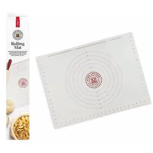 Baking Company Rolling Mat, Non-Slip Non-Stick Silicone Baking Mat, For Kneading, Rolling, And Measuring Dough Baking Company Rolling Mat, Non-Slip Non-Stick Silicone Baking Mat, For Kneading, Rolling, And Measuring Dough