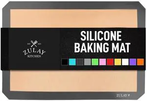 Silicone Baking Mat - Reusable Nonstick Silicone Sheet for Oven, 15" x 11.6", Dark Gray Silicone Baking Mat - Reusable Nonstick Silicone Sheet for Oven, 15" x 11.6", Dark Gray