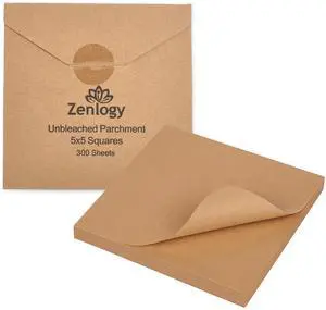 5x5 Small Parchment Squares (300 sheets) - Unbleached, Non-stick, Pre-cut Parchment Paper- Ideal for Candy Wrappers, Liner Paper, Freezing and Storing, Separating, and Diamond Painting 5x5 Small Parchment Squares (300 sheets) - Unbleached, Non-stick, Pre-cut Parchment Paper- Ideal for Candy Wrappers, Liner Paper, Freezing and Storing, Separating, and Diamond Painting