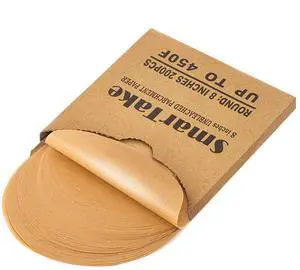Pcs Unbleached Parchment Paper Baking Sheets Round, 8 Inches Non-Stick Precut Baking Parchment, for Baking Grilling Air Fryer Steaming Bread Cup Cake Cookie and More Pcs Unbleached Parchment Paper Baking Sheets Round, 8 Inches Non-Stick Precut Baking Parchment, for Baking Grilling Air Fryer Steaming Bread Cup Cake Cookie and More