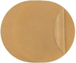 100pcs 8 inch Unbleached Parchment Paper Sheets Rounds, Heavy Duty Parchment Paper for baking, Precut Brown Non-Stick liners for Cake Pan, Steaming, Air Fryer, Non-Stick Liners for Cooking 100pcs 8 inch Unbleached Parchment Paper Sheets Rounds, Heavy Duty Parchment Paper for baking, Precut Brown Non-Stick liners for Cake Pan, Steaming, Air Fryer, Non-Stick Liners for Cooking
