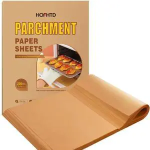 200 Pcs Parchment Paper Sheets, 12 x 16 Inches Air Fryer Disposable Paper Liners, Non-Stick Precut Parchment Paper for Baking, HOFHTD Unbleached Baking Papers for Cooking, Grilling, Roasting, Steaming 200 Pcs Parchment Paper Sheets, 12 x 16 Inches Air Fryer Disposable Paper Liners, Non-Stick Precut Parchment Paper for Baking, HOFHTD Unbleached Baking Papers for Cooking, Grilling, Roasting, Steaming
