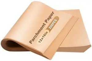 200 PCS Unbleached Parchment Paper 12x16 In Precut Baking Sheets for Air Fryer, Oven, and Grill Nonstick, Oil-Resistant, High-Temperature Baking Paper for Cooking, Roasting, and Food Prep 200 PCS Unbleached Parchment Paper 12x16 In Precut Baking Sheets for Air Fryer, Oven, and Grill Nonstick, Oil-Resistant, High-Temperature Baking Paper for Cooking, Roasting, and Food Prep