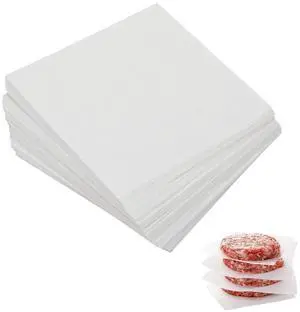 Parchment Paper Squares, 4x4 Inch, Set of 300, Small Hamburger Patty Paper/Nonstick Precut Square Baking Parchment for Separating Small Burger Patty, Cookies & Other Foods, or Baking & Candy Wrapper Parchment Paper Squares, 4x4 Inch, Set of 300, Small Hamburger Patty Paper/Nonstick Precut Square Baking Parchment for Separating Small Burger Patty, Cookies & Other Foods, or Baking & Candy Wrapper