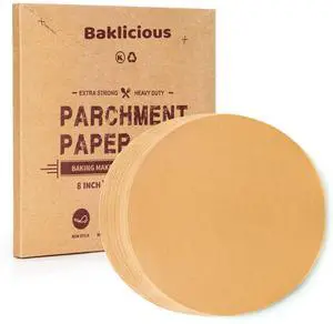 250Pcs 8 Inch Parchment Paper Rounds. Non Stick Round Parchment Paper, Baking Parchment Circles for Cake Baking, Patty Separating, Tortilla Wrapping 250Pcs 8 Inch Parchment Paper Rounds. Non Stick Round Parchment Paper, Baking Parchment Circles for Cake Baking, Patty Separating, Tortilla Wrapping