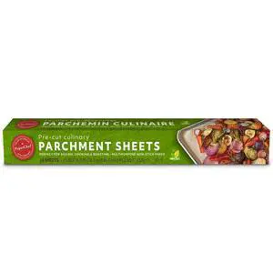 Culinary Parchment Non-Stick Pre-cut Sheets 15x16.5", 24-ct Culinary Parchment Non-Stick Pre-cut Sheets 15x16.5", 24-ct