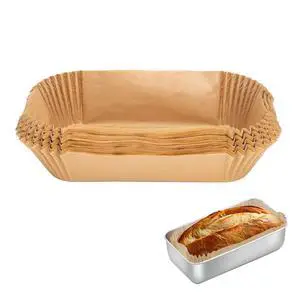 100 Pcs Loaf Pan Liners for Baking Bread 9x5 Inch, Non-Stick Pre Formed Parchment Paper for Bread Pan, Ideal Disposable Loaf Breads Liners for Baking Toast, Cakes, Banana Breads, Brown 100 Pcs Loaf Pan Liners for Baking Bread 9x5 Inch, Non-Stick Pre Formed Parchment Paper for Bread Pan, Ideal Disposable Loaf Breads Liners for Baking Toast, Cakes, Banana Breads, Brown