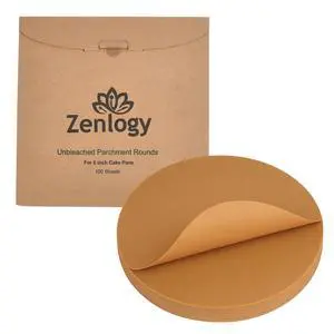 Inch Parchment Paper Rounds (100 Sheets) - Unbleached, Pre-cut, High Heat, Round Liners - Fits 6 inch Small Round Cake Pans or Great for Lining, Freezing and Storing, and Separating Inch Parchment Paper Rounds (100 Sheets) - Unbleached, Pre-cut, High Heat, Round Liners - Fits 6 inch Small Round Cake Pans or Great for Lining, Freezing and Storing, and Separating