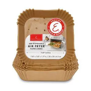 Lagasse Air Fryer Liners Disposable, Perforated Parchment Paper Air Fryer Liners for Emeril Lagasse Air Fryer Oven & French Door Air Fryer Oven Square 7.87 Inch 200 Count Lagasse Air Fryer Liners Disposable, Perforated Parchment Paper Air Fryer Liners for Emeril Lagasse Air Fryer Oven & French Door Air Fryer Oven Square 7.87 Inch 200 Count