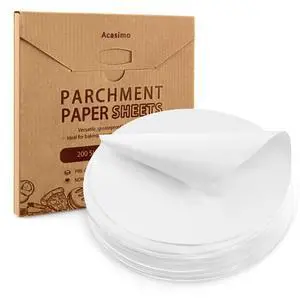 200Pcs Parchment Paper Rounds, 10 Inch Baking Parchment Circles, Precut Baking Sheets Round, Burger Patty Paper Liners for Tortilla Press, Cake Pan, Air Fryer, Springform Pan, Pizza Pan, Cake Cookie 200Pcs Parchment Paper Rounds, 10 Inch Baking Parchment Circles, Precut Baking Sheets Round, Burger Patty Paper Liners for Tortilla Press, Cake Pan, Air Fryer, Springform Pan, Pizza Pan, Cake Cookie