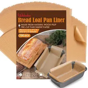Unbleached Parchment Paper Loaf Pan Liners for Baking Bread 9x5, 1lb 1.5lb 2lb, Original Precut, Non Toxic 100 Pcs Baking Paper Unbleached Parchment Paper Loaf Pan Liners for Baking Bread 9x5, 1lb 1.5lb 2lb, Original Precut, Non Toxic 100 Pcs Baking Paper