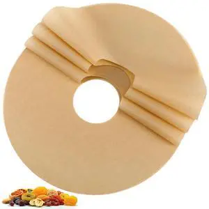 200 Pcs 12 Inch Round Parchment Paper with Hole Natural Unbleached Parchment Paper Sheets Non-stick Precut Disposable Silicone Coated Mat Food Drying Fruit Herb Spices 200 Pcs 12 Inch Round Parchment Paper with Hole Natural Unbleached Parchment Paper Sheets Non-stick Precut Disposable Silicone Coated Mat Food Drying Fruit Herb Spices