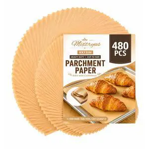 Parchment Paper Sheets 480 PCS, 12 x 16 Inch Pre Cut Non Stick Unbleached Half Parchment Paper for Baking, Sheet Pan Liners, Baking Paper Sheets, Oven and Air Fryer Use Parchment Paper Sheets 480 PCS, 12 x 16 Inch Pre Cut Non Stick Unbleached Half Parchment Paper for Baking, Sheet Pan Liners, Baking Paper Sheets, Oven and Air Fryer Use