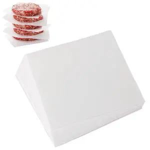 Square Patty Paper 4x4 Inch, Set of 300, Non Stick Patty Paper Sheets for Burger Press, Patty Serperate and Cake Baking,Freezing and Caramel Candy Wrappers Square Patty Paper 4x4 Inch, Set of 300, Non Stick Patty Paper Sheets for Burger Press, Patty Serperate and Cake Baking,Freezing and Caramel Candy Wrappers