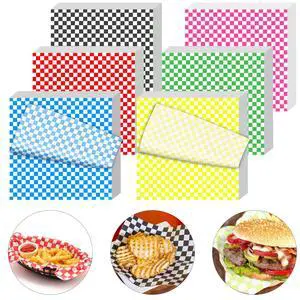 120Pcs Wax Paper Sheets for Food, 12x12 In Variety Pack Checkered Food Basket Liners, Grease Resistant Sandiwch Wrapping Paper, Festive Design Deli Sheets For Party, Fair and Outdoors 120Pcs Wax Paper Sheets for Food, 12x12 In Variety Pack Checkered Food Basket Liners, Grease Resistant Sandiwch Wrapping Paper, Festive Design Deli Sheets For Party, Fair and Outdoors