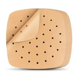 Air Fryer Liners, 200Pcs Square, 8.5 Inch Perforated Parchment Paper Sheets for Baking, Parchment Paper for Air Fryer and Bamboo Steaming Basket (Unbleached) Air Fryer Liners, 200Pcs Square, 8.5 Inch Perforated Parchment Paper Sheets for Baking, Parchment Paper for Air Fryer and Bamboo Steaming Basket (Unbleached)