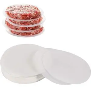 Hamburger Patty Paper Round 5.5 Inch, Set of 200, Non Stick Patty Paper Sheets for Burger Press, Patty Serperate and Cake Baking(4.5/6/7/8/9/10/12inch Available) Hamburger Patty Paper Round 5.5 Inch, Set of 200, Non Stick Patty Paper Sheets for Burger Press, Patty Serperate and Cake Baking(4.5/6/7/8/9/10/12inch Available)