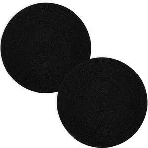 Trivets for Hot Dishes, Pots and Pans, Hot Pads 8 Inches 2 Pcs, Pot Holders for Kitchen, Heat Resistant Mat Protect Counter, Large Coasters Set Home Essentials Farmhouse Decor (Black) Trivets for Hot Dishes, Pots and Pans, Hot Pads 8 Inches 2 Pcs, Pot Holders for Kitchen, Heat Resistant Mat Protect Counter, Large Coasters Set Home Essentials Farmhouse Decor (Black)