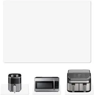 Silicone Heat Resistant Mats for Countertop, 2MM Extra Thick Mat for Kitchen Counter, Suitable for Airfryer, Microwave, Coffee Maker, Non Slip Hot Pad, Waterproof (White Translucent, 18.9 * 14.57) Silicone Heat Resistant Mats for Countertop, 2MM Extra Thick Mat for Kitchen Counter, Suitable for Airfryer, Microwave, Coffee Maker, Non Slip Hot Pad, Waterproof (White Translucent, 18.9 * 14.57)