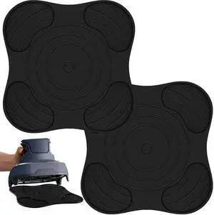 Silicone Air Fryer Trivets for Ninja Crispi PowerPod,Heat-Resistant,Non-Slip,Protection for Countertop,Hot Pads for Ninja FN101GY FN101SG FN101ST (Black,2PCS) Silicone Air Fryer Trivets for Ninja Crispi PowerPod,Heat-Resistant,Non-Slip,Protection for Countertop,Hot Pads for Ninja FN101GY FN101SG FN101ST (Black,2PCS)