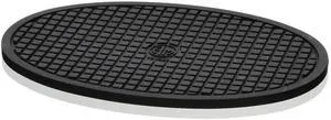 Cast Iron Silicone Trivets, 8.7" Length x 5.85" Width, Black Cast Iron Silicone Trivets, 8.7" Length x 5.85" Width, Black
