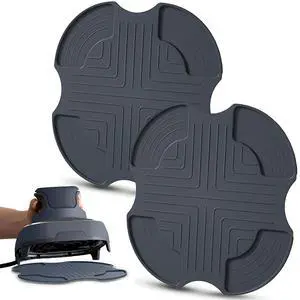 Air Fryer Trivets Silicone for Ninja Crispi, 2 Pack Non-Slip Heatproof Pads for for Ninja Crispi Airfryer Accessories, Dishwasher Safe Air Fryer Trivets Silicone for Ninja Crispi, 2 Pack Non-Slip Heatproof Pads for for Ninja Crispi Airfryer Accessories, Dishwasher Safe