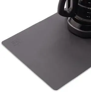 Coffee Mat, Silicone Mat for Coffee Maker and Espresso Machine, Coffee Maker Mat for Countertops, Silicone Grey, 12 in. x 18 in., 1 Pack Coffee Mat, Silicone Mat for Coffee Maker and Espresso Machine, Coffee Maker Mat for Countertops, Silicone Grey, 12 in. x 18 in., 1 Pack