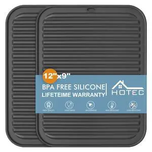 446 Heat Resistant BPA Free Silicone Trivets for Hot pots and Pans, for Kitchen Counter Dish Drying Mat, Set of 2 Dark Grey 446 Heat Resistant BPA Free Silicone Trivets for Hot pots and Pans, for Kitchen Counter Dish Drying Mat, Set of 2 Dark Grey