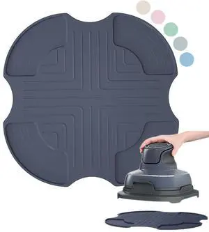 Tailored Ninja Crispi PowerPod Silicone Trivet Hot Pads for Ninja Crispi Glass Air Fryer Accessories, Heat-Resistant, Non-Slip, Protection for Countertop, Fit Ninja FN101GY | FN101SG | FN101ST Tailored Ninja Crispi PowerPod Silicone Trivet Hot Pads for Ninja Crispi Glass Air Fryer Accessories, Heat-Resistant, Non-Slip, Protection for Countertop, Fit Ninja FN101GY | FN101SG | FN101ST