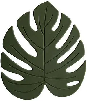 Silicone Trivet Mat Set of 2, Monstera Pot Holder Hot Pads for Table & Countertop, Soft Rubber Multi-Use Trivets for Pots & Dish, Non Slip Coasters (Large) Silicone Trivet Mat Set of 2, Monstera Pot Holder Hot Pads for Table & Countertop, Soft Rubber Multi-Use Trivets for Pots & Dish, Non Slip Coasters (Large)
