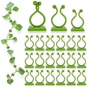 110 Pcs Self-Adhesive Climbing Plant Wall Clips for Vines (Green) 110 Pcs Self-Adhesive Climbing Plant Wall Clips for Vines (Green)