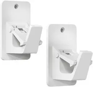 Adhesive No Drill Curtain Rod Brackets - Heavy Duty 30LB Holders for Bathroom Bedroom Kitchen, Universal Damage-Free Window Rod Hooks with Nail-Free Installation (2PC White) Adhesive No Drill Curtain Rod Brackets - Heavy Duty 30LB Holders for Bathroom Bedroom Kitchen, Universal Damage-Free Window Rod Hooks with Nail-Free Installation (2PC White)