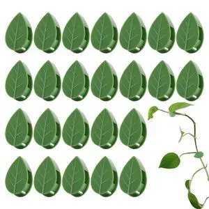 60 Pcs Plant Climbing Wall Fixture Clips Self-Adhesive Hook Vines Traction Clips Invisible Holder Garden Green Leaf Simulation Self-Adhesive Hook Wire Fixing Supporting 60 Pcs Plant Climbing Wall Fixture Clips Self-Adhesive Hook Vines Traction Clips Invisible Holder Garden Green Leaf Simulation Self-Adhesive Hook Wire Fixing Supporting