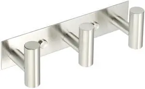 Coat Hooks Hat and Coat Rack with 3 Hooks Wall Mount,Brushed Coat Hooks Hat and Coat Rack with 3 Hooks Wall Mount,Brushed