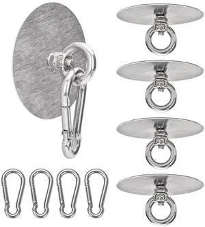 Pcs Self Adhesive Ceiling Hook Stainless Steel Pad Eye Hooks Nail-Free Wall Hook for Kitchen Bathroom Living Room Ceiling Pcs Self Adhesive Ceiling Hook Stainless Steel Pad Eye Hooks Nail-Free Wall Hook for Kitchen Bathroom Living Room Ceiling